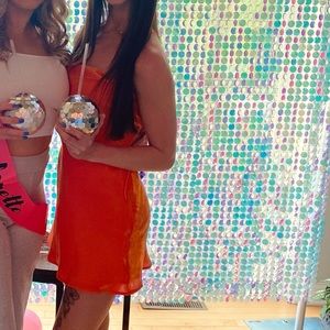 That’s so fetch orange dress size 6